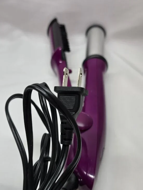InStyler Rotating Curling Iron Hair Styler IS1.2-1001 Purple 00718 Works - Picture 7 of 9